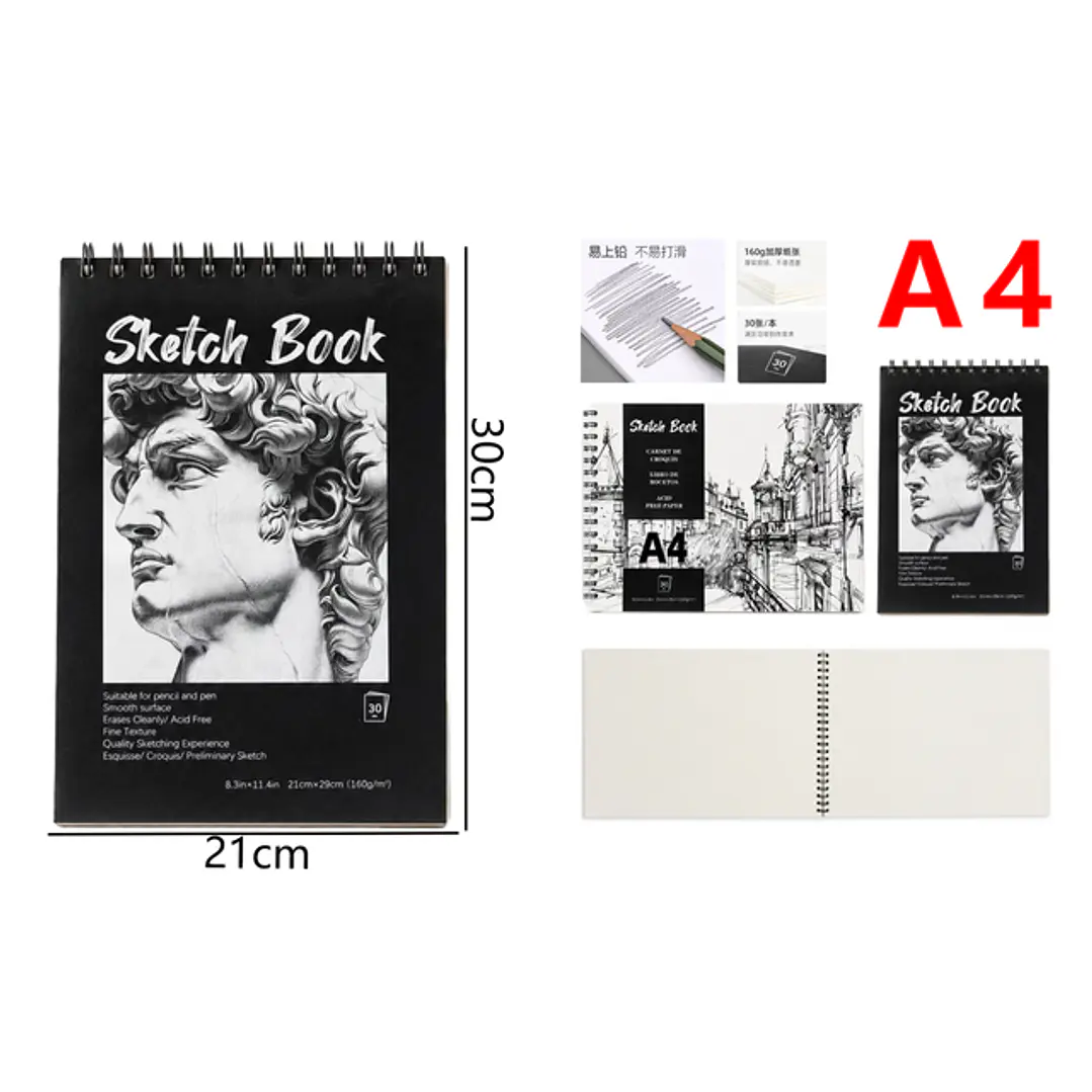 Block De Dibujo 30Hojas A4 1
