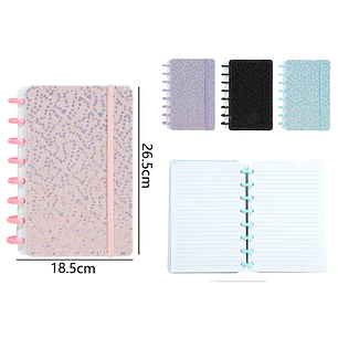 Libreta Glitter B5