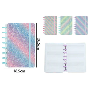 Libreta Glitter B5