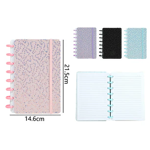 Libreta Glitter A5