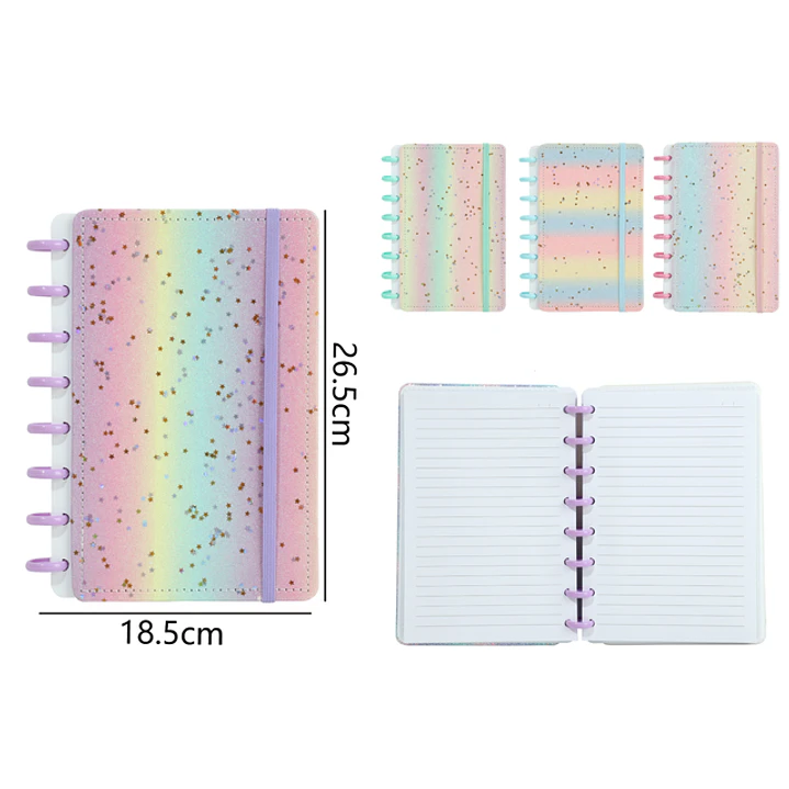 Libreta Estrellas Glitter B5 1