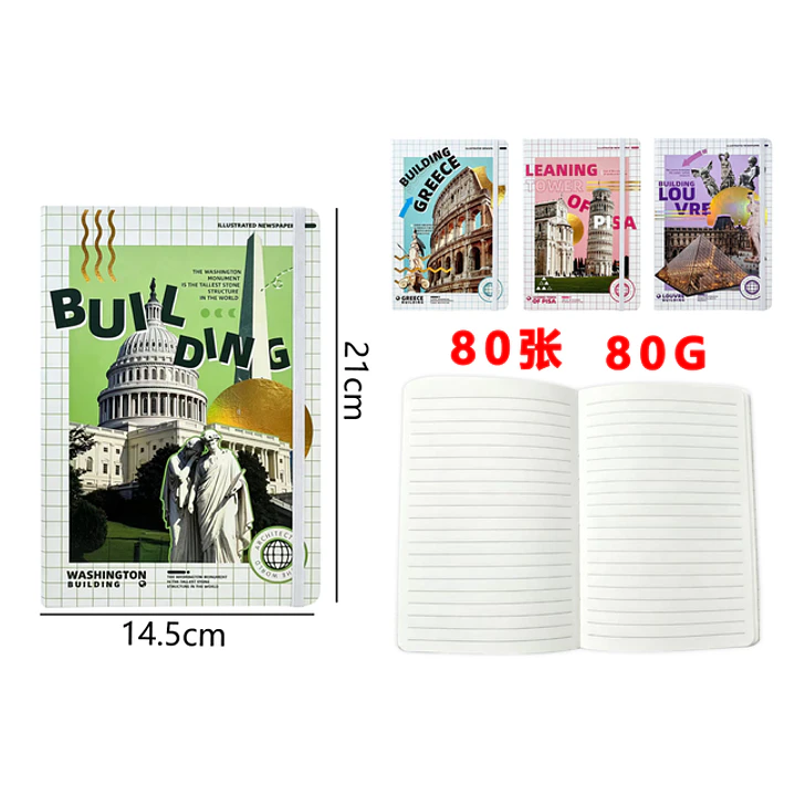 Libreta Elastico 80Hojas A5 1