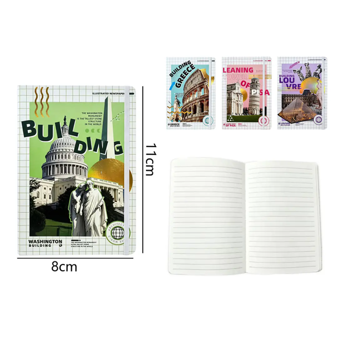 Libreta Elastico 80Hojas A7 1
