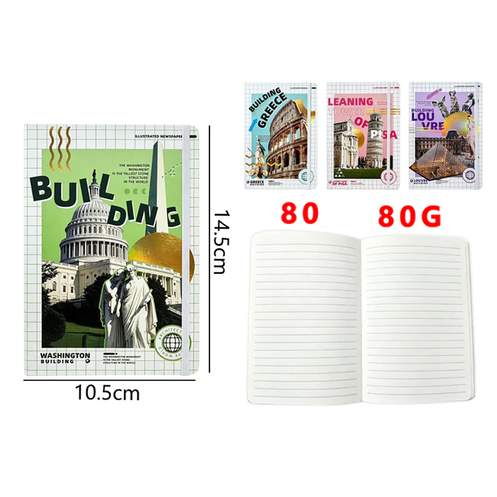 Libreta Elastico 80Hojas A6 1