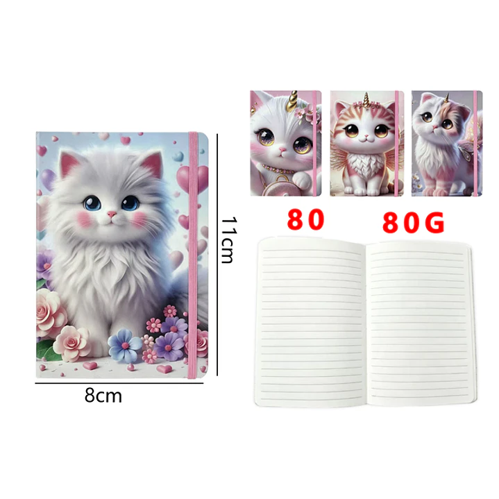 Libreta Elastico 80Hojas A7 1