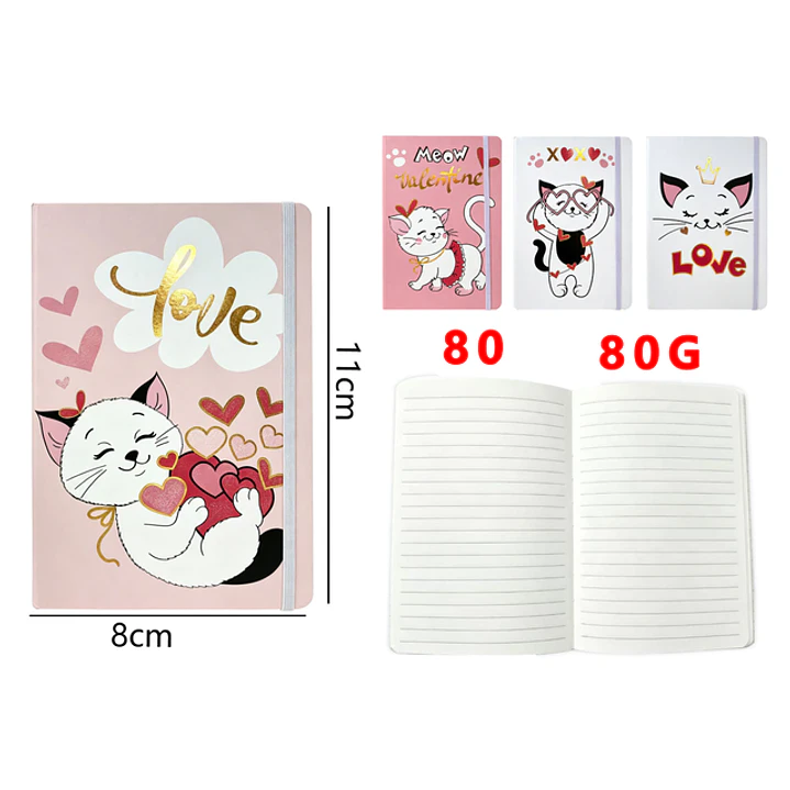 Libreta Elastico 80Hojas A7 1