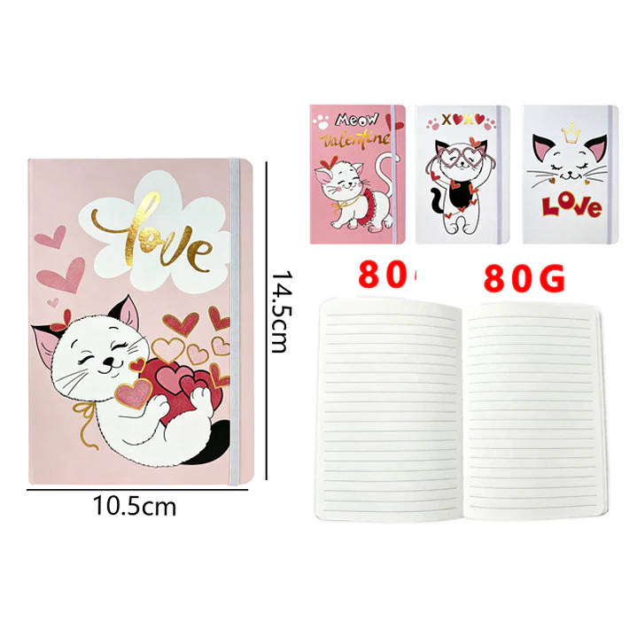 Libreta Elastico 80Hojas A6 1