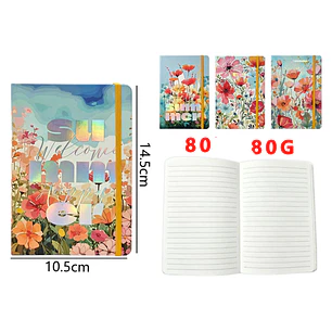 Libreta Summer Elástico 80Hojas A6