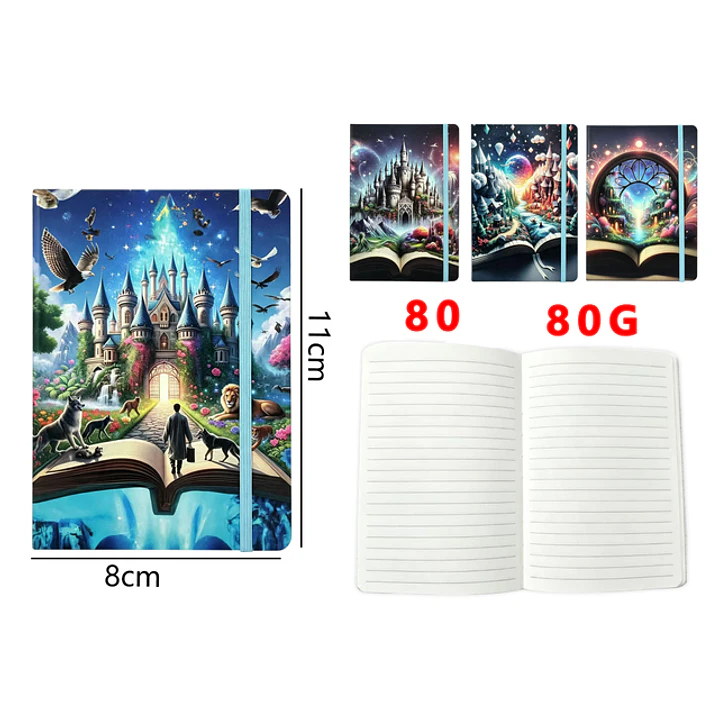 Libreta Elastico 80Hojas A7 1