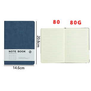 Libreta Azul Marino A5 20.8x14.6cm