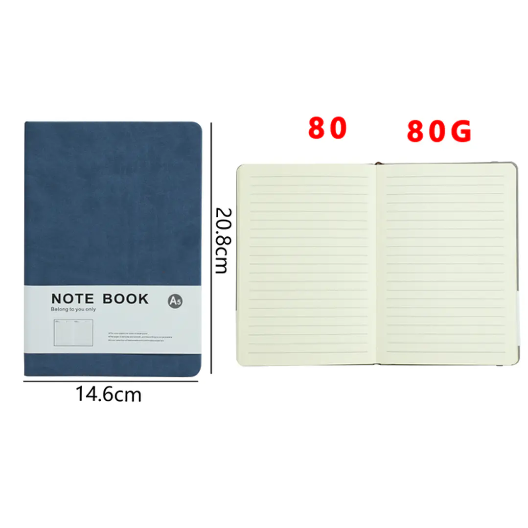 Libreta Azul Marino A5 20.8x14.6cm 1