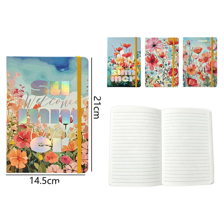 Libreta Elastico 80Hojas A5 1