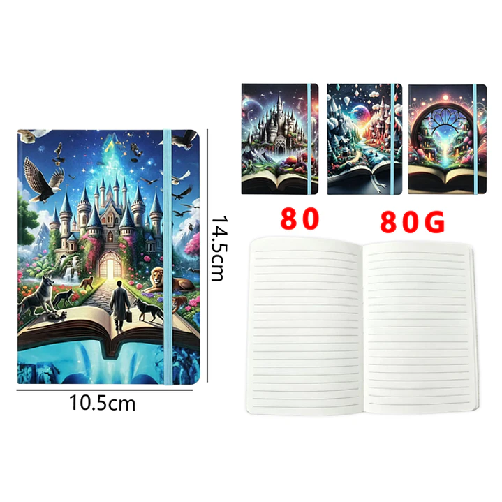 Libreta Elastico 80Hojas A6 1