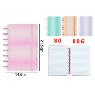 Libreta Colores Degradado A5 21.5x14.6cm