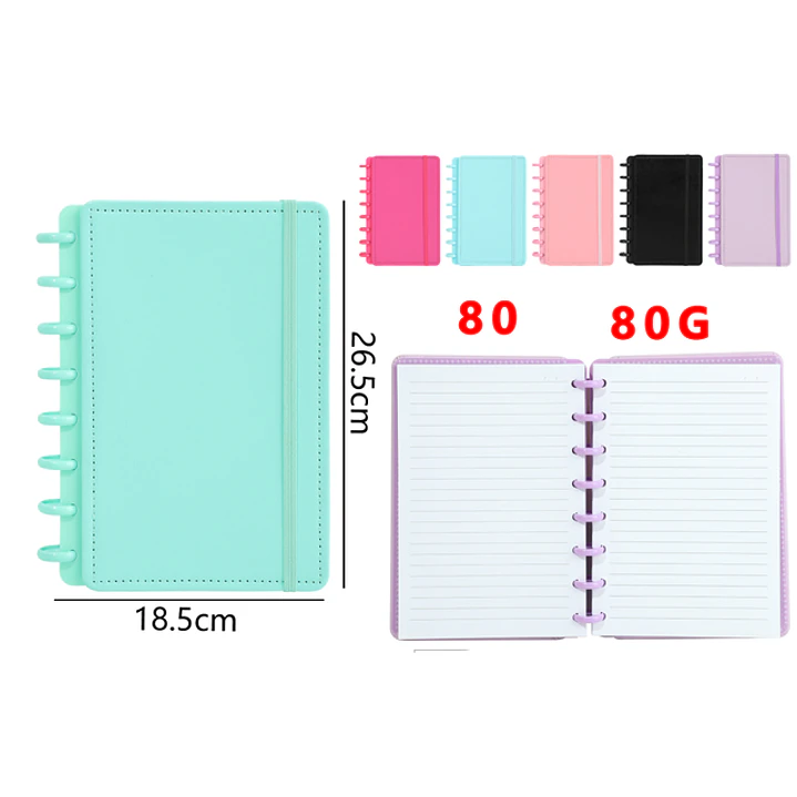 Libreta Color Pastel B5 26.5x18.5cm  1