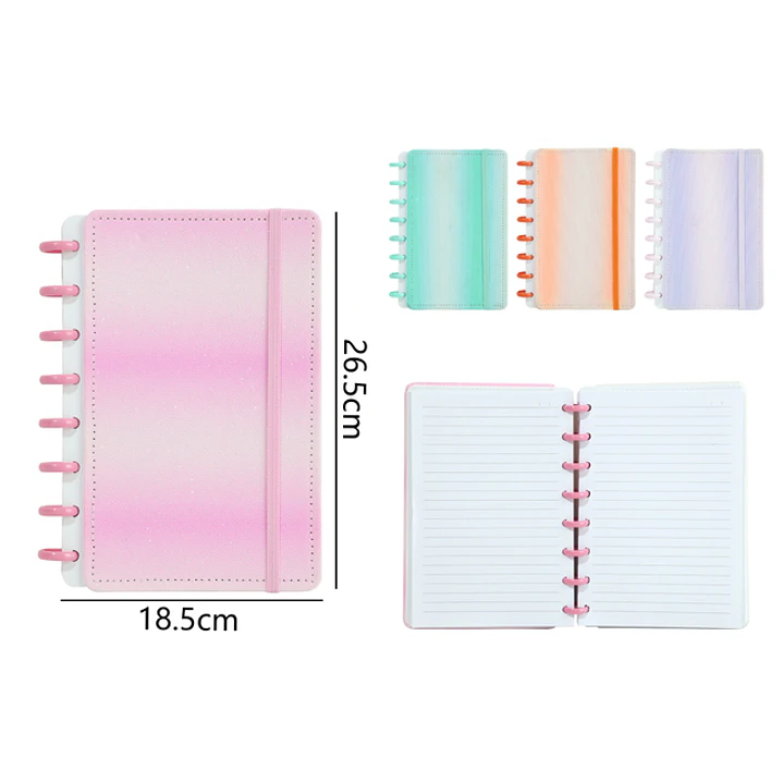 Libreta Colores Degradado B5 26.5x18.5cm 1