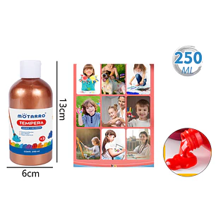 Tempera Cobre 13x6cm 250Ml