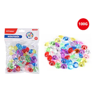 Diamantes Acrilicos De Colores 100G