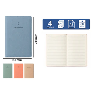 Libreta Tapa Simil Cuero 120Hojas A5