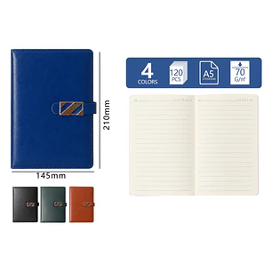 Libreta Con Broche Z 120Hojas A5