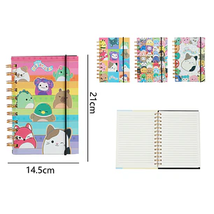 Cuaderno Con Espiral 80Hojas 21x14.5cm A5