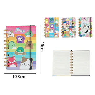 Cuaderno Con Espiral 80Hojas 15x10.3cm A6