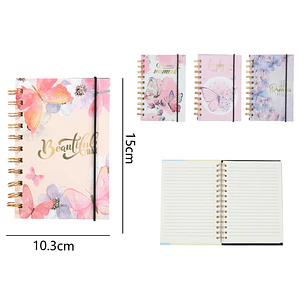 Cuaderno Con Espiral 80Hojas 15x10.3cm A6