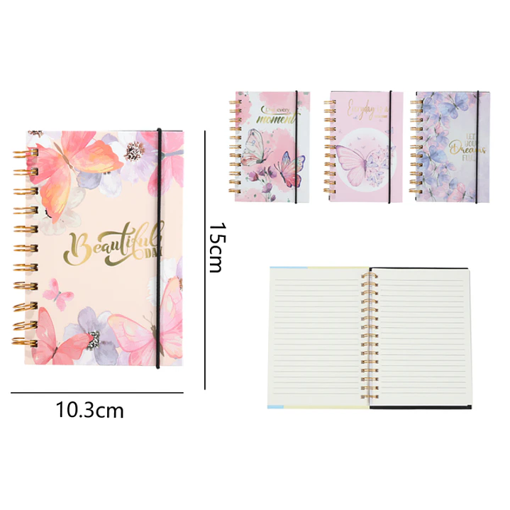 Cuaderno Con Espiral 80Hojas 15x10.3cm A6 1