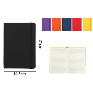 Libreta Mate 80 Hojas 21x14.5cm A5