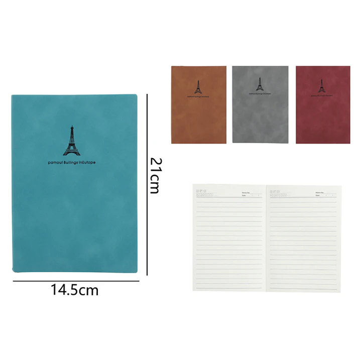 Libreta Paris 100 Hojas 21x14.5cm A5 1