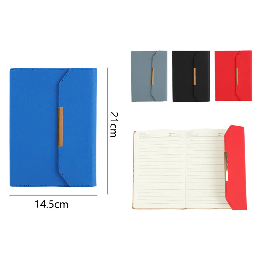 Libreta Con Broche 120 Hojas 21x14.5cm A5 1