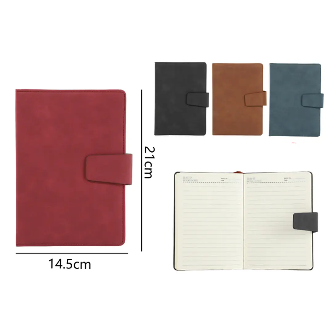 Libreta Con Broche 120 Hojas 21x14.5cm A5 1