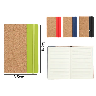 Libreta Con Elástico 80 Hojas 14x8.5cm A5