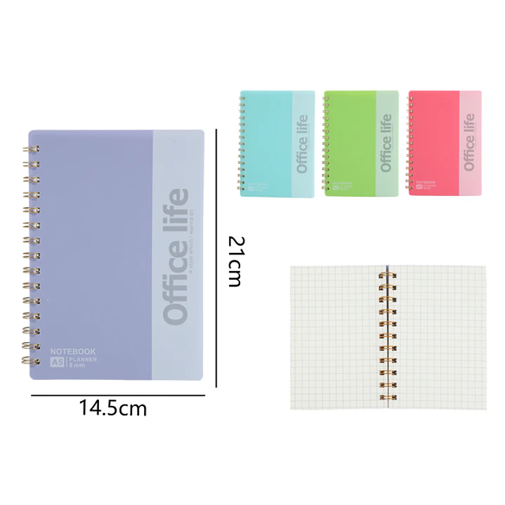 Agenda 4 Colores 80Hojas 21x14.5cm A5 Matemática  1
