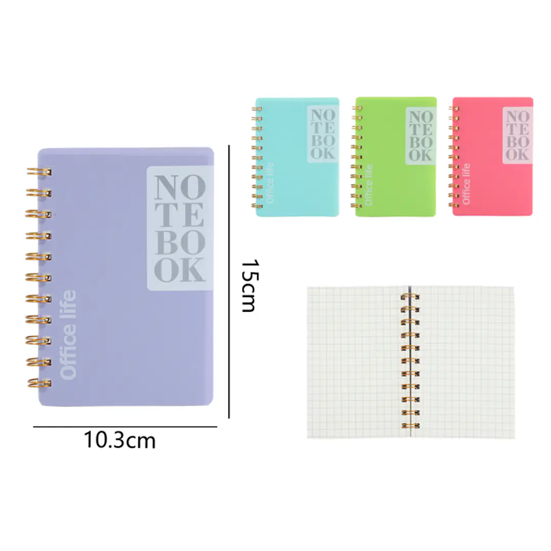 Agenda 4 Colores 80Hojas 15x10.3cm A6 Matemática  1