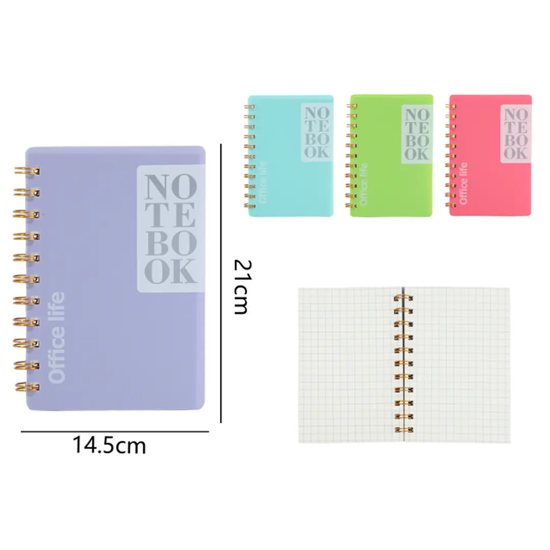 Agenda 4 Colores 80Hojas 21x14.5cm A5 Matemática  1