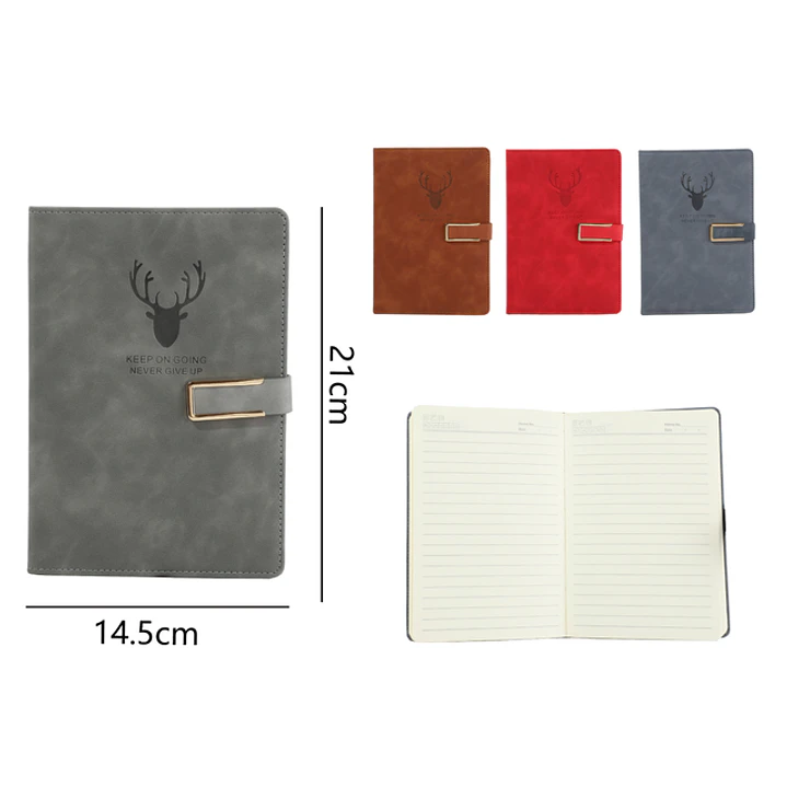 Libreta Con Broche 120 Hojas 21x14.5cm A5 1