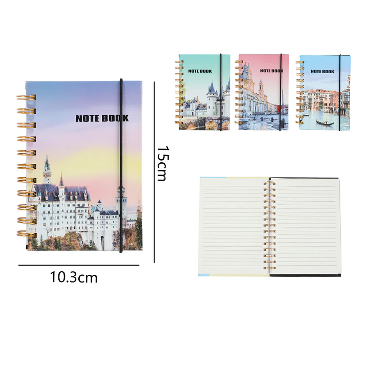 Cuaderno Edificios Antiguos 80Hojas 15x10.3cm A6 1