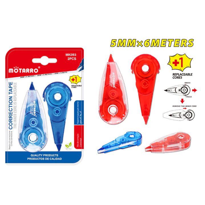 Cinta Correctora + 1 Recambio 0.05X6M 1