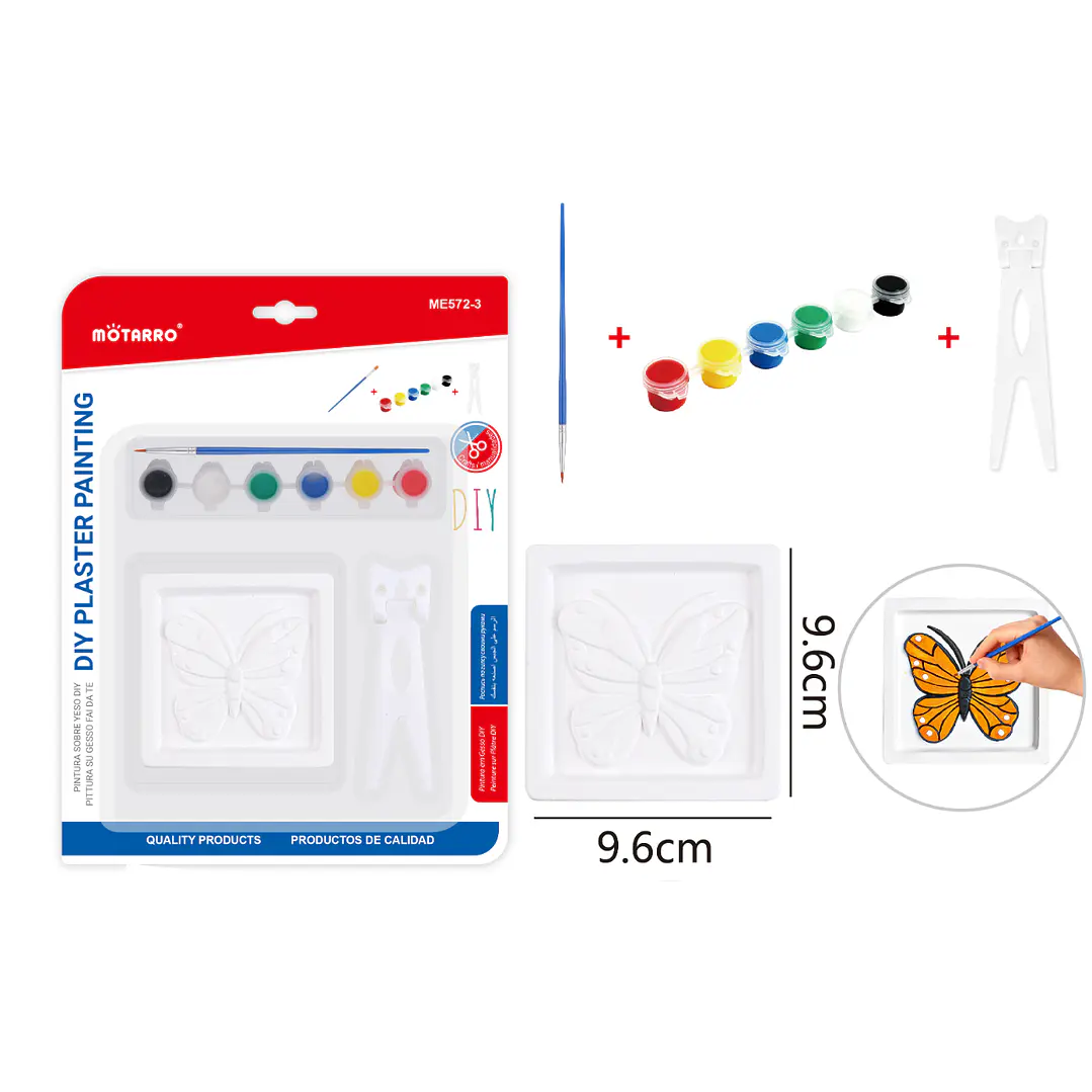 Set Para Pintar Escultura Mariposa 1