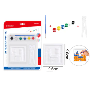 Set Para Pintar Escultura Castillo