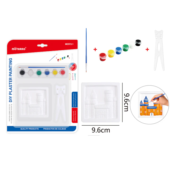 Set Para Pintar Escultura Castillo 1