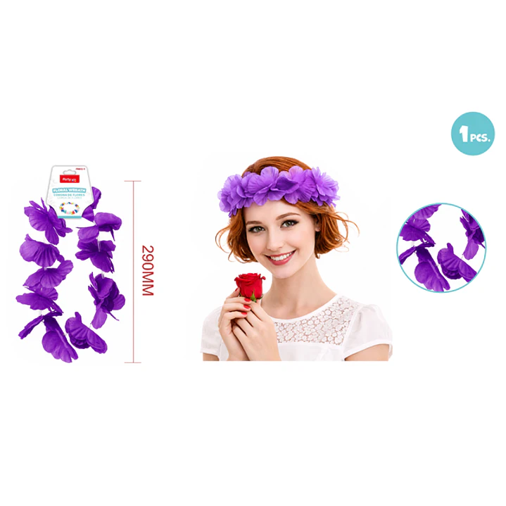 Corona 12X2 Flores Morado 290Mm 1