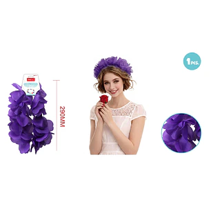 Corona 12X2Flores Morado 290Mm