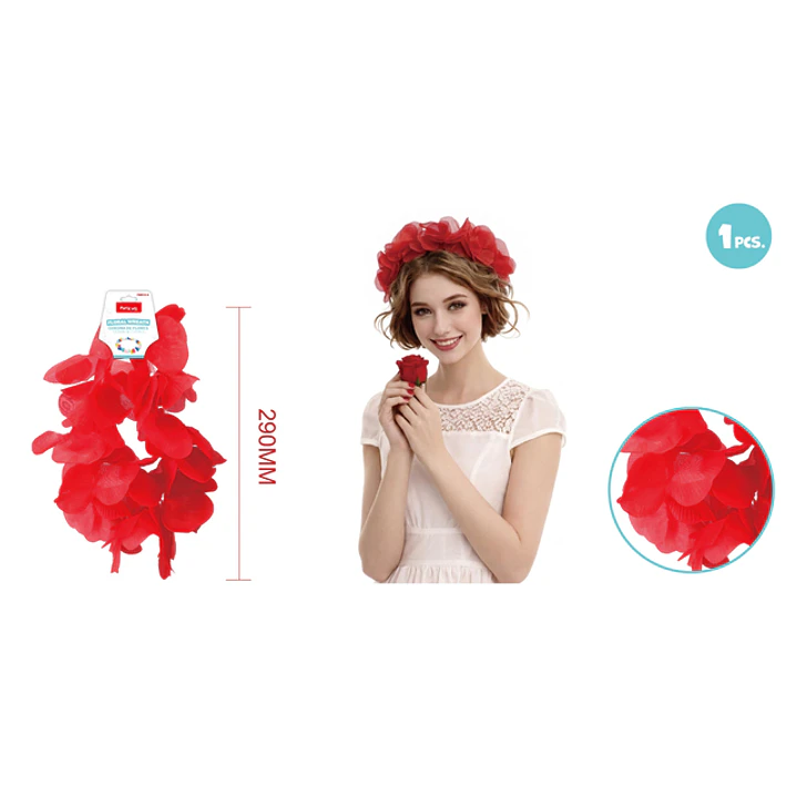 Corona 12X2 }Flores Rojo 290Mm 1
