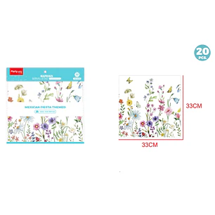 Servilletas Flores 33Cm 20 Unidades
