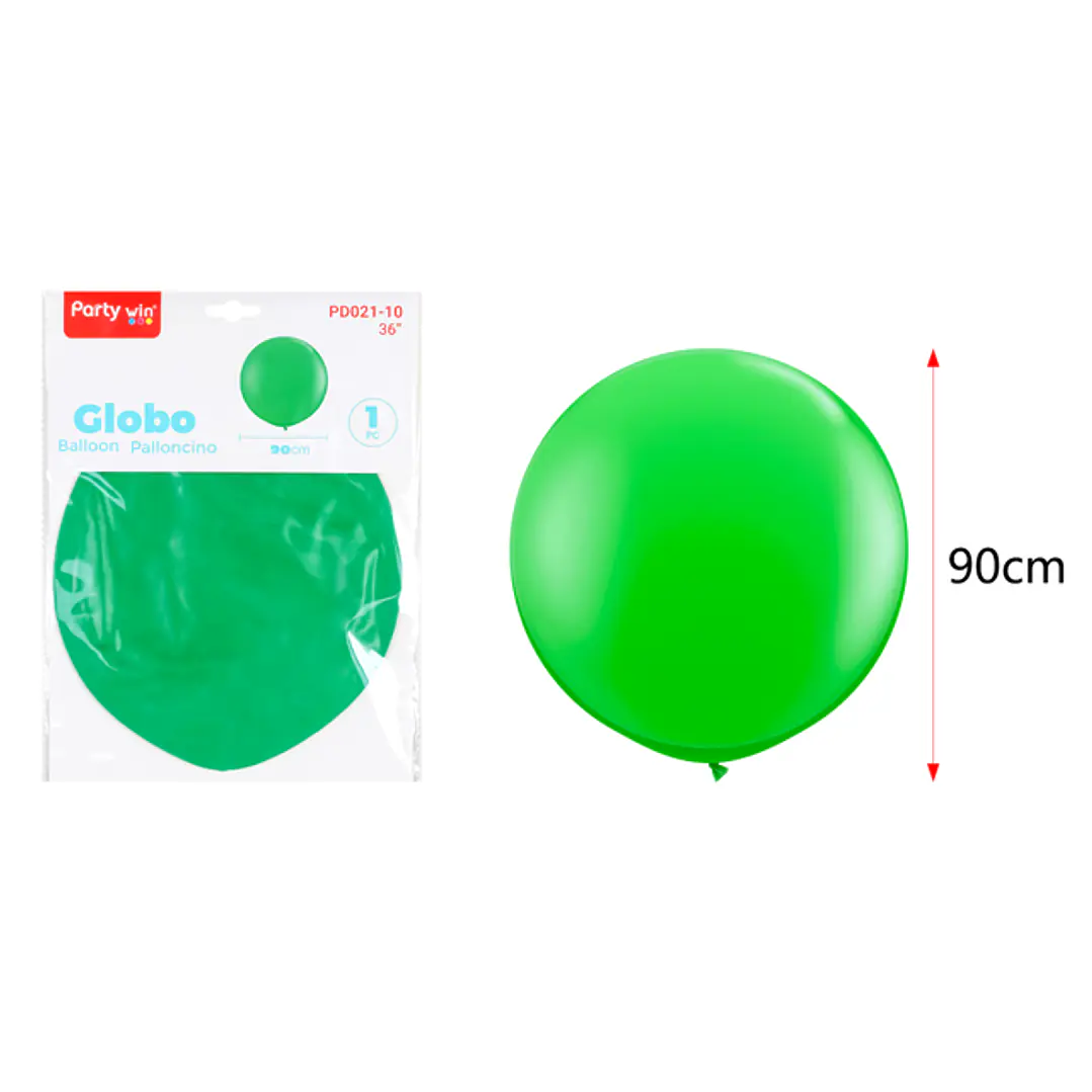 Globo Gigante Mate Verde 90Cm 1