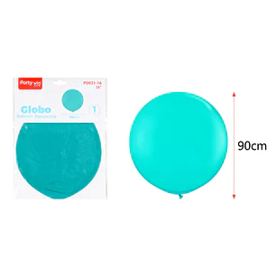 Globo Gigante Mate Azul Tiffany 90Cm