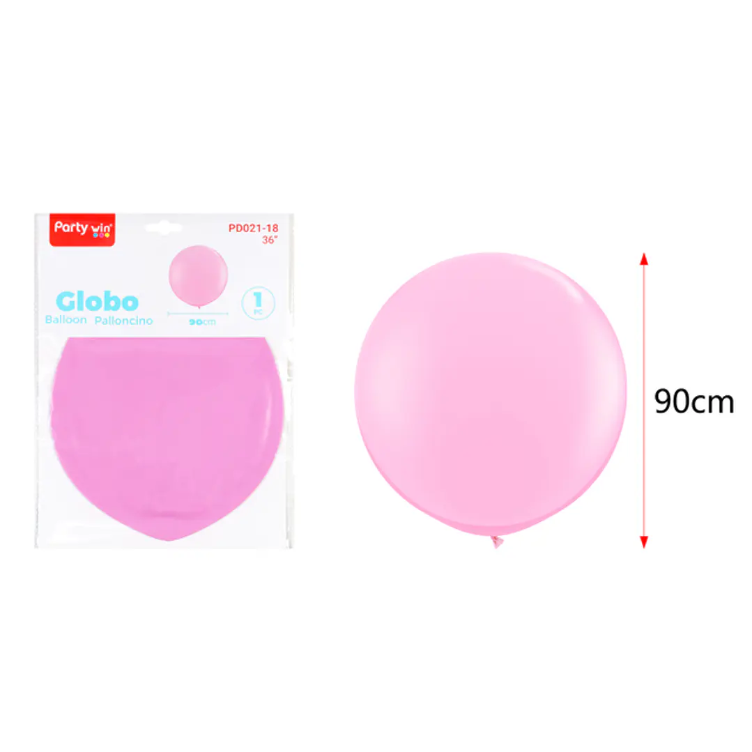 Globo Gigante Pastel Fucsia 90Cm 1