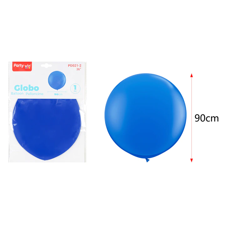 Globo Gigante Mate Azul 90Cm 1